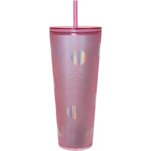 Walt Disney World Piglet Pink Starbucks Tumbler with Straw New